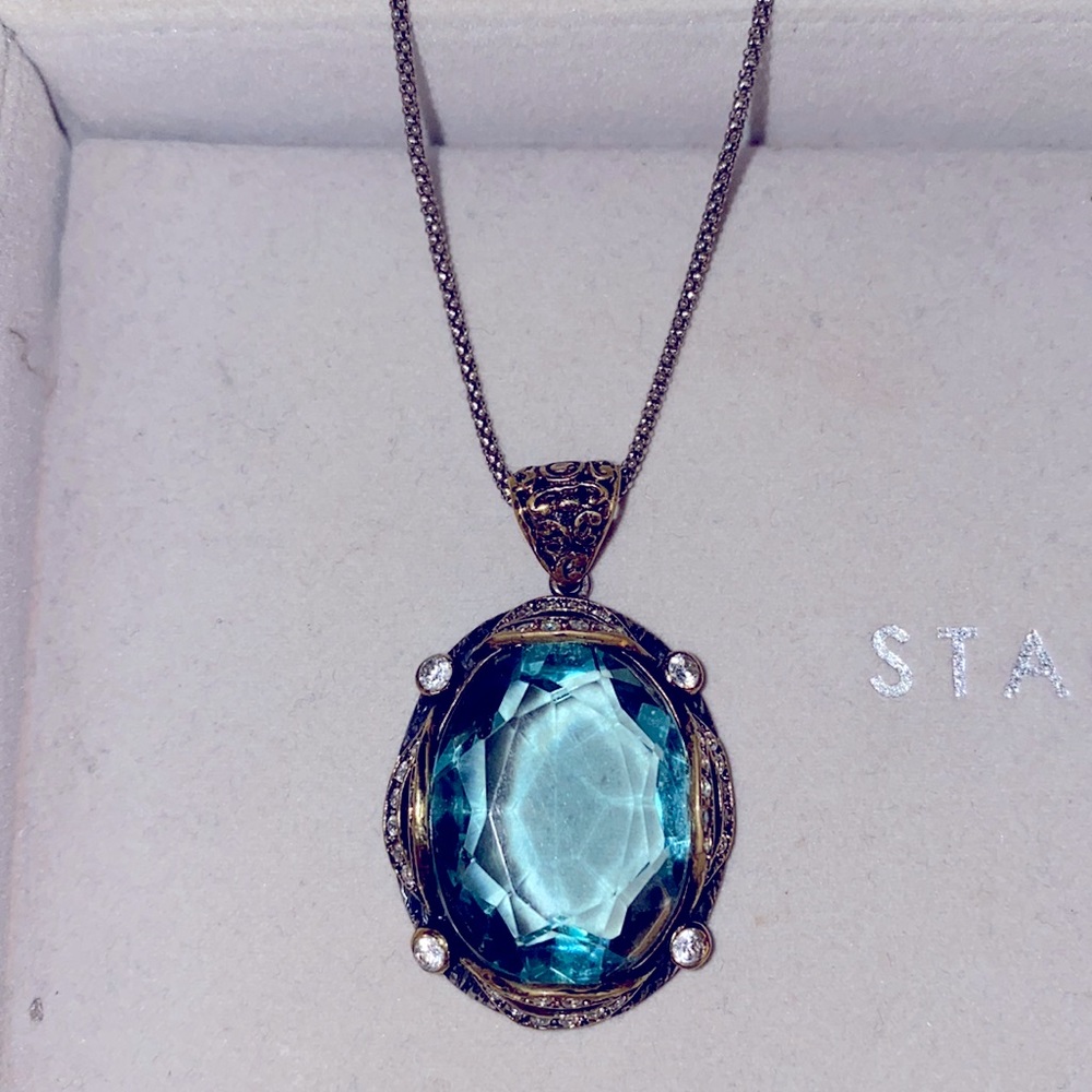 BORA Handcrafted Topaz Necklace